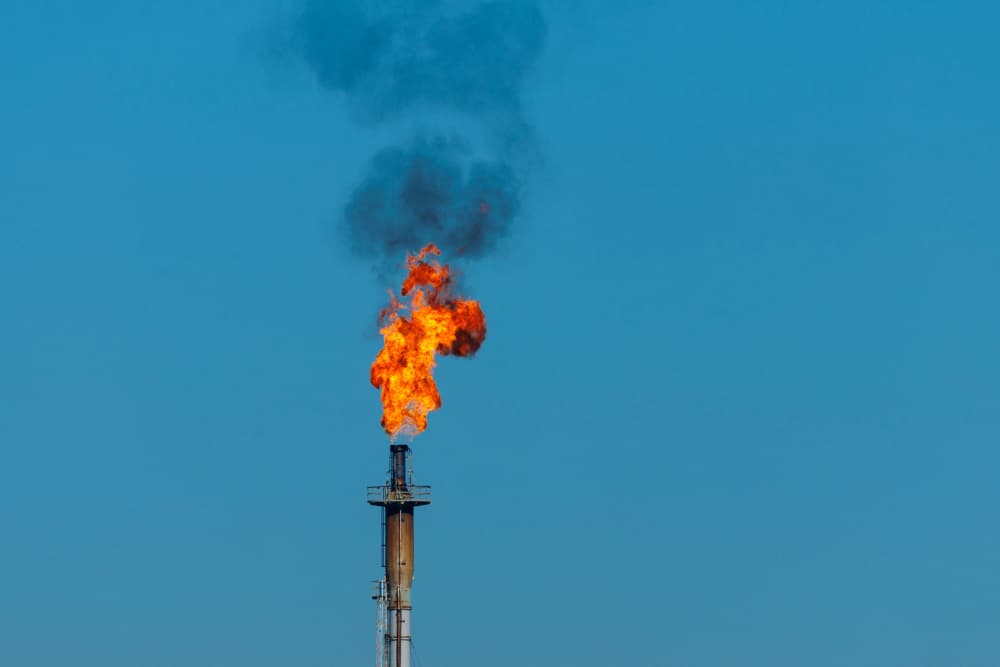 Une partie des fuites de méthane est liée à des dysfonctionnements du "torchage" sur les installations gazières.