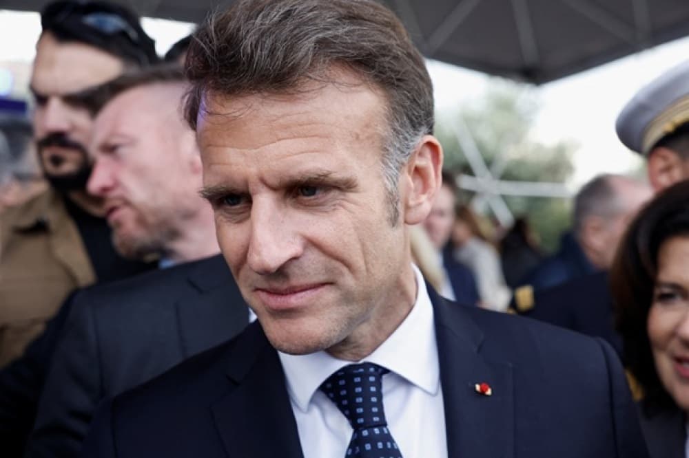 Le président de la République Emmanuel Macron.