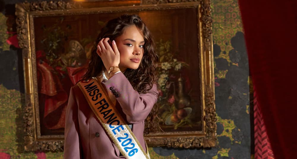 Hinaupoko Devèze, Miss France 2026, à Paris, en avril.