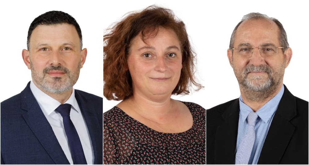 Xavier Iacovelli, Nadège Havet et Stéphane Fouassin
