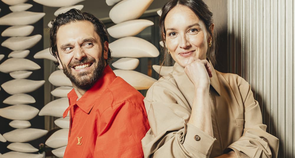 Les comédiens Anaïs Demoustier et Pio Marmai à Paris, le 5 mai 2026