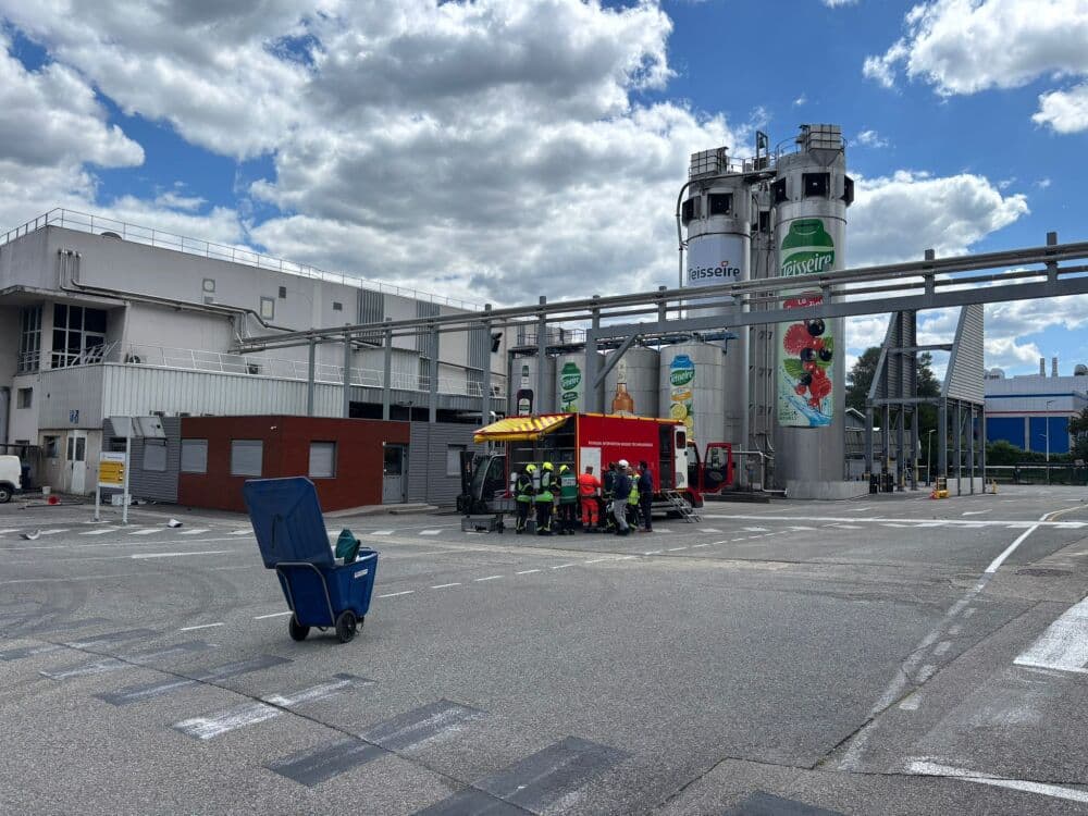 Une explosion est survenue sur le site de Teisseire, à Crolles, le mercredi 13 mai 2026.