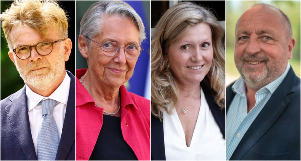 Marc Fesneau, Elisabeth Borne, Yael Braun-Pivet et Pascal Lecamp.