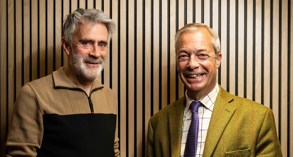 Christopher Harborne et Nigel Farage.