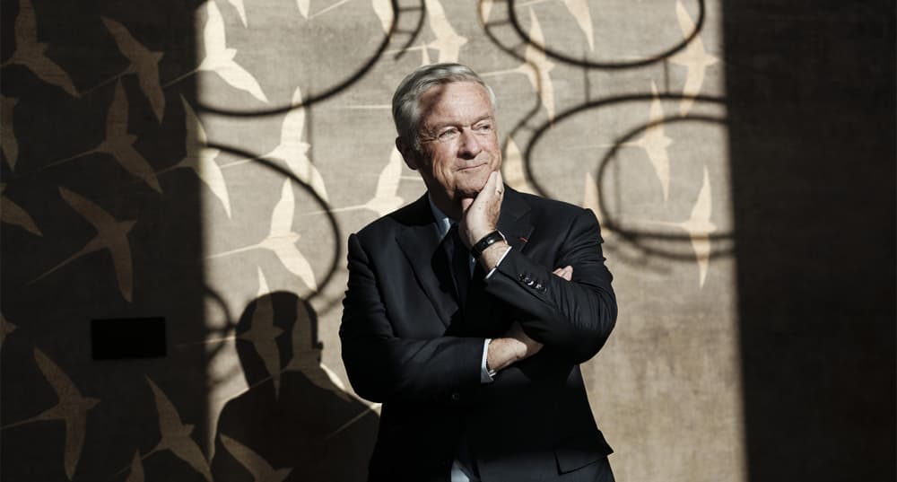 Jean-Marie Messier dans les bureaux du cabinet Messier &Associés.