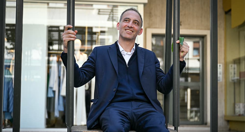 Le chef du parti de centre-gauche de Place publique, Raphaël Glucksmann.