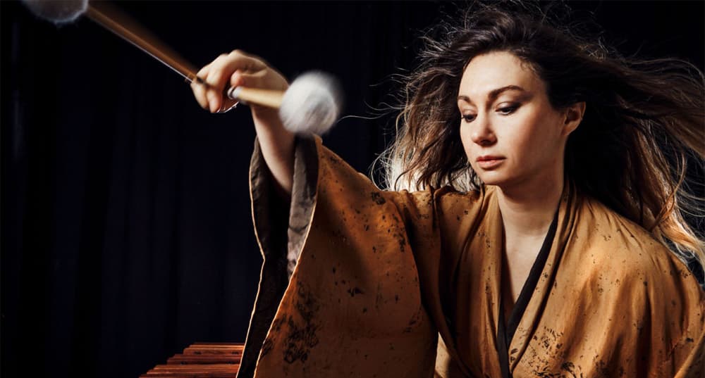 La percussionniste Vassilena Serafimova.