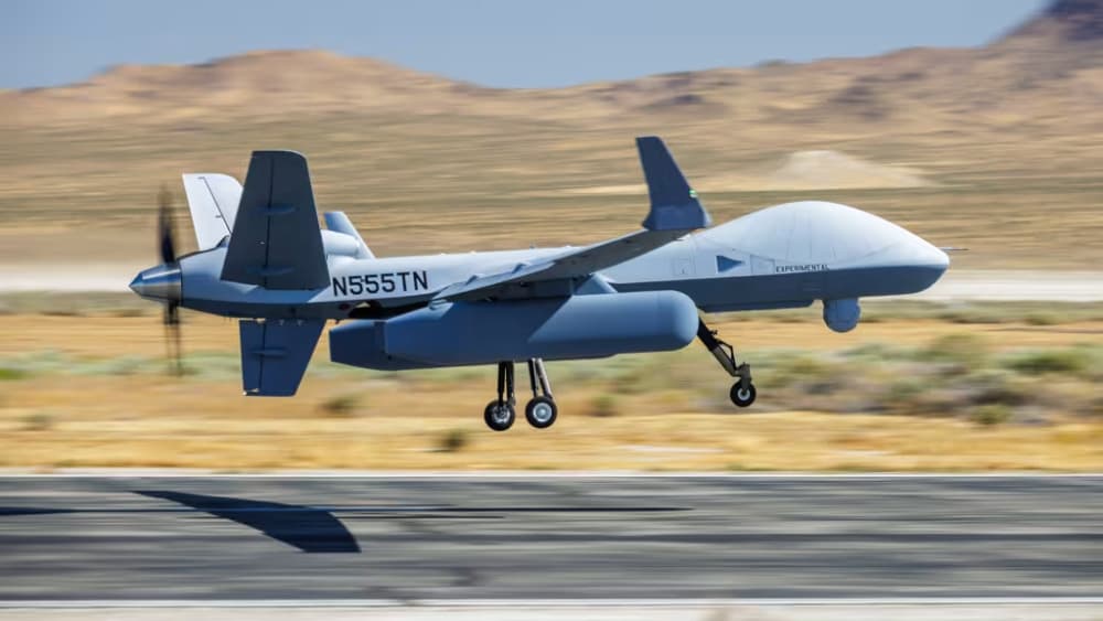 Un drone M9B avec le systèmes LoyalEye