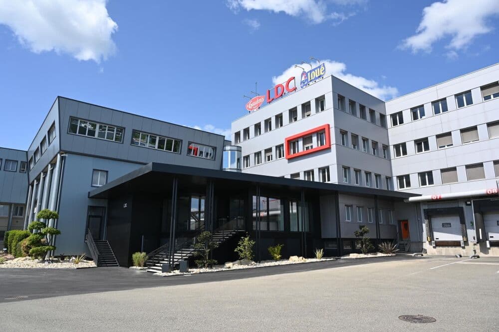 Le siège de LDC à Sablé-sur-Sarthe.