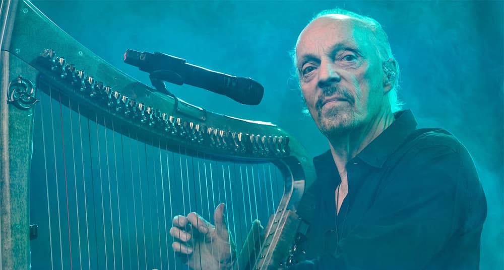 Alan Stivell en concert aux fetes nautiques de Brest 2024 le 16 juillet 2024