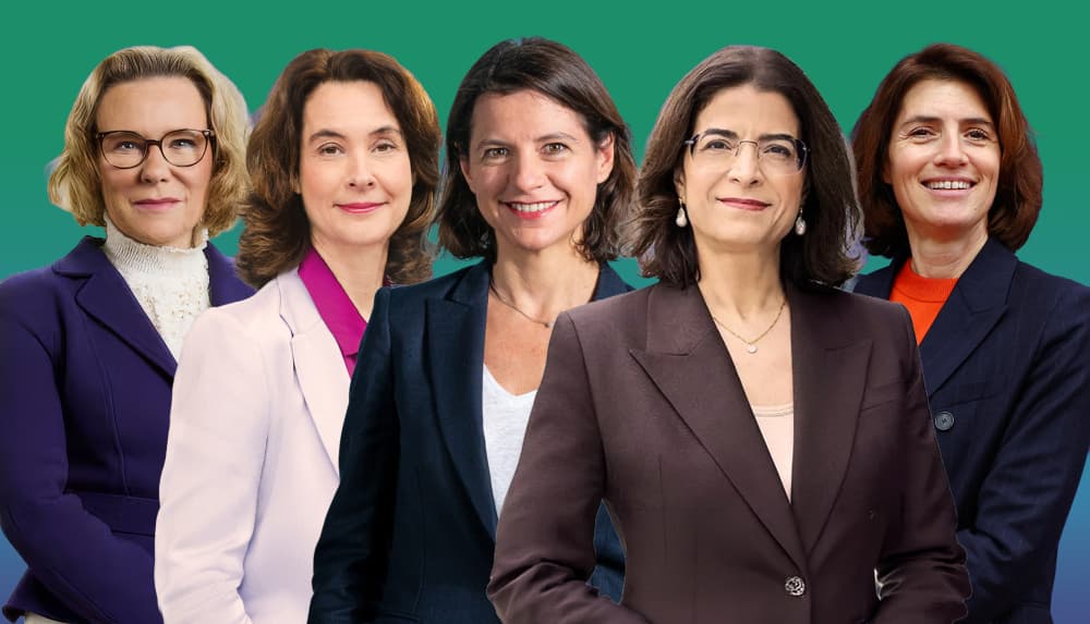 Les cinq femmes directrices générales du CAC 40.