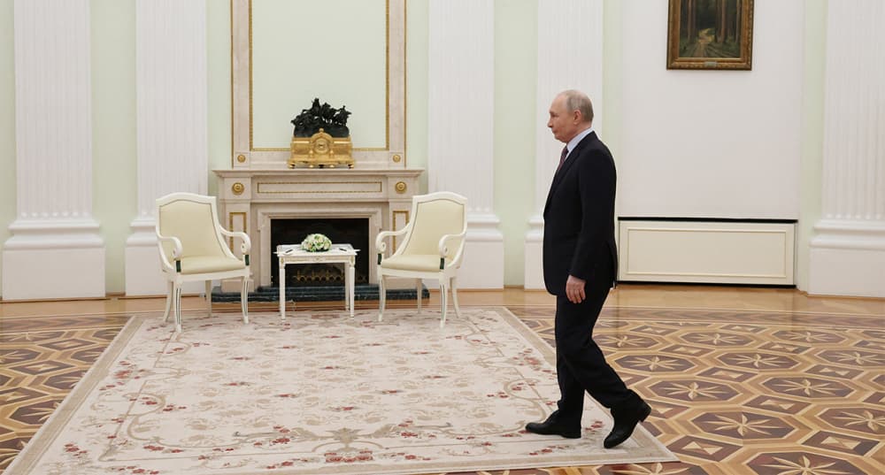 Vladimir Poutine à Moscou, le 8 mai 2026.