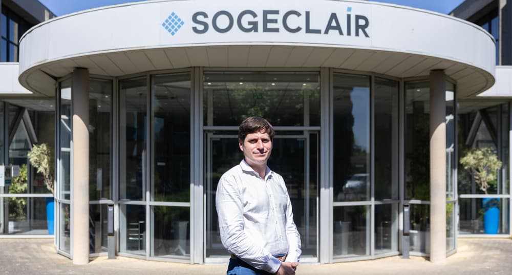 Alexandre Robardey, 37 ans, président de Sogeclair.
