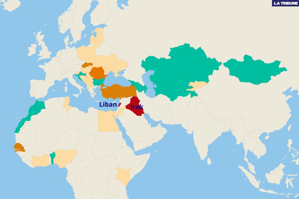 Le Liban et l'Irak sont les deux économies les plus touchées par les conséquences de la guerre au Moyen-Orient.