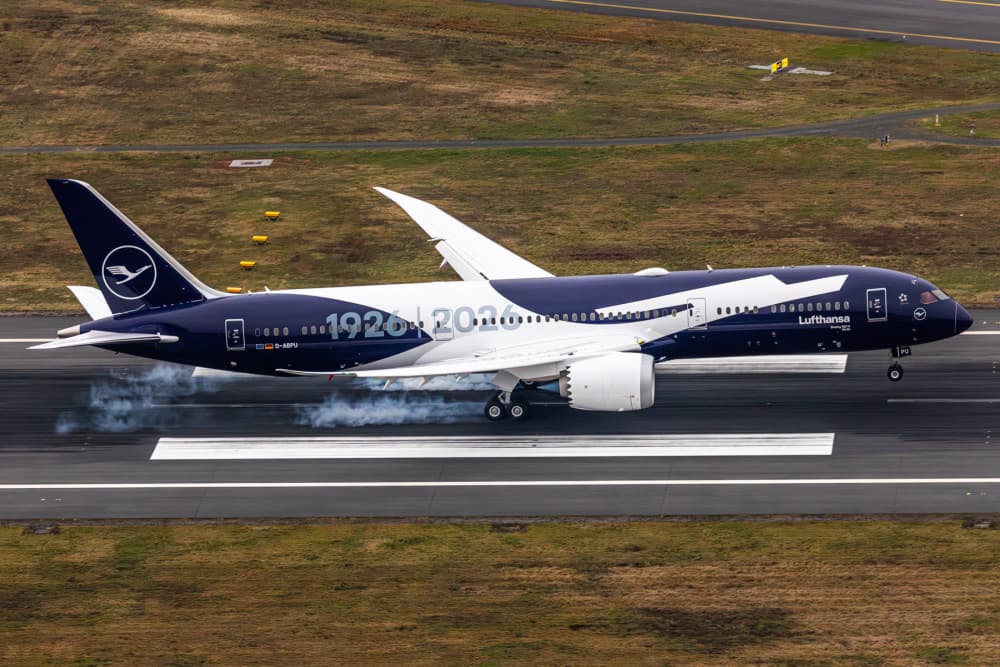 Un Boeing 787 de Lufthansa pour le centennaire