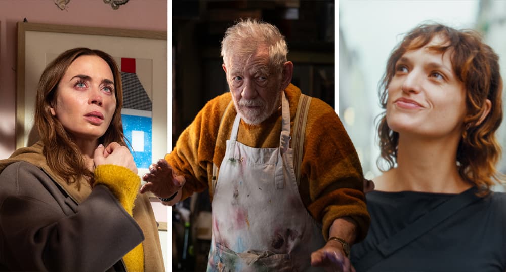 Emily Blunt dans « Disclosure Day », Ian Mckellen dans « The Christophers » et Agathe Rousselle dans « Second life ».