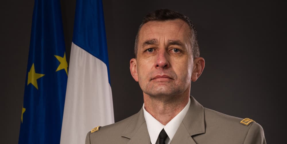 Le général David Cruzille, commandant de l'ALAT (Aviation légère de l'armée de Terre)