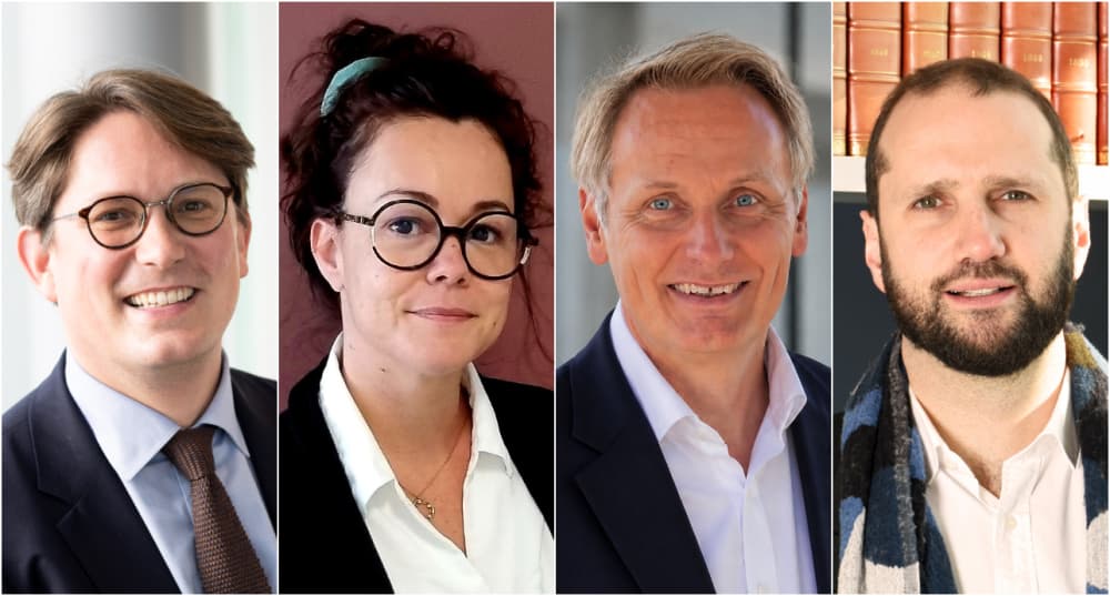 Nils Pedersen, Marion Alzetto, David Meyer et Guillaume Lebond