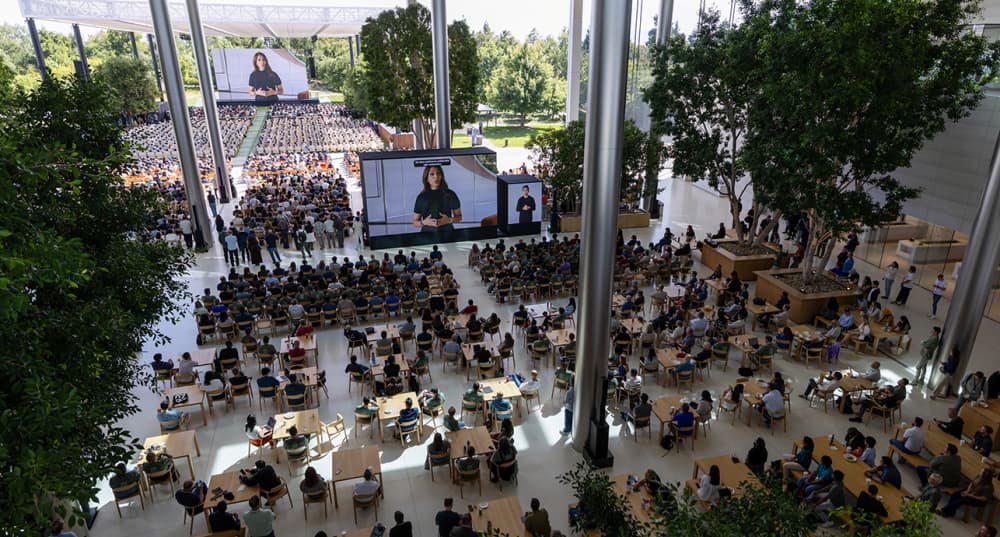 La Conférence mondiale des développeurs d'Apple se tient chaque année à Cupertino, en Californie (États-Unis).