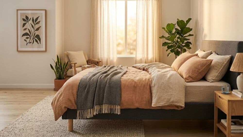Grâce à sa tête de lit réglable et son style épuré, ce modèle s’intègre facilement dans différents univers de décoration.