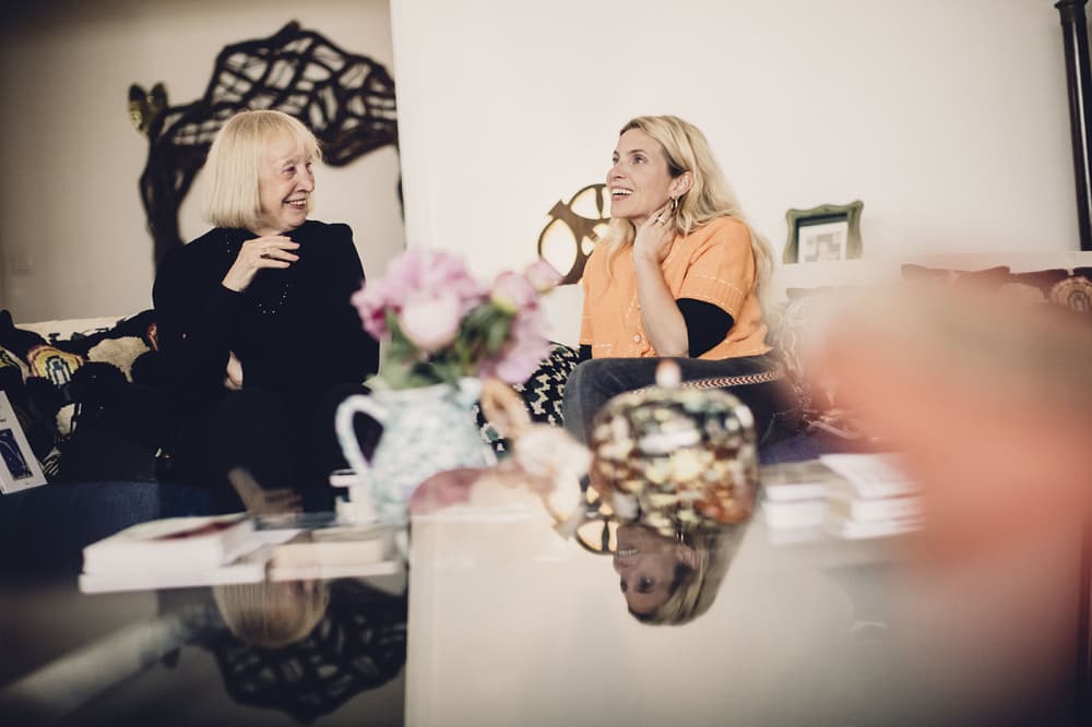 L'écrivaine Chantal Thomas et la psychologue Laurence Joseph, le 12 juin 2026.