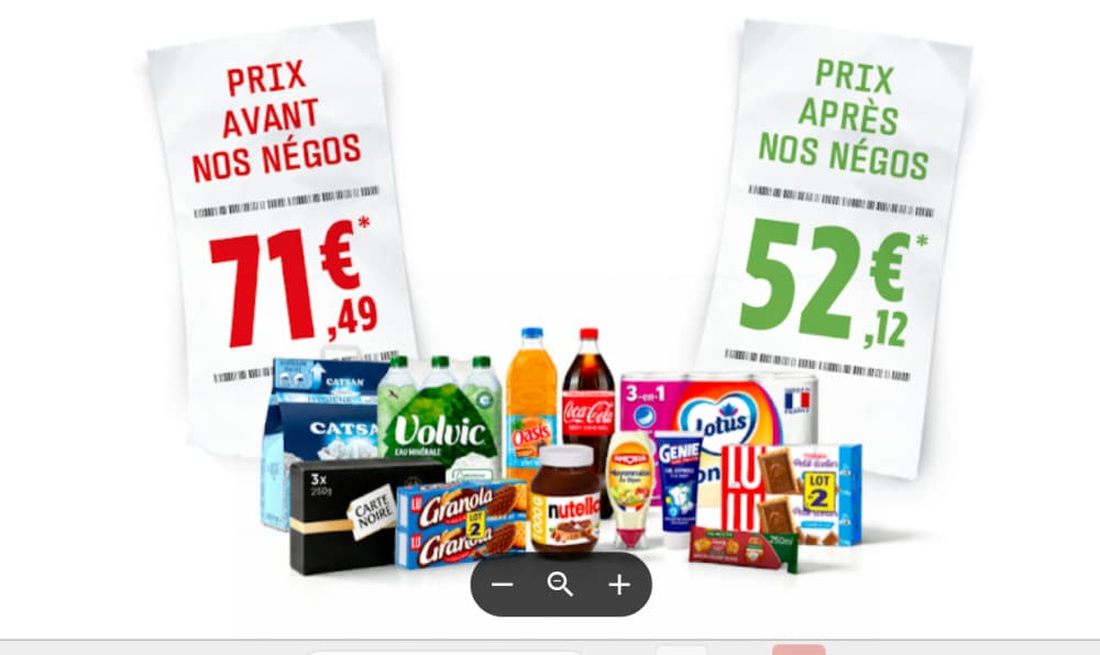 Affichage grande distribution