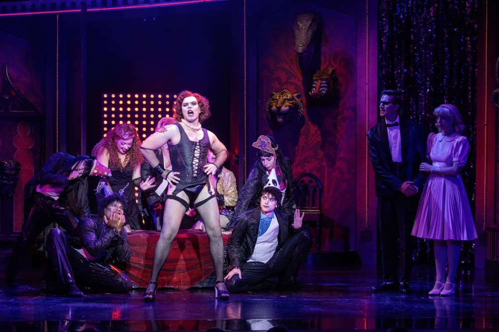 "The Rocky Horror Show", sur la scène du Studio Galande, à Paris.