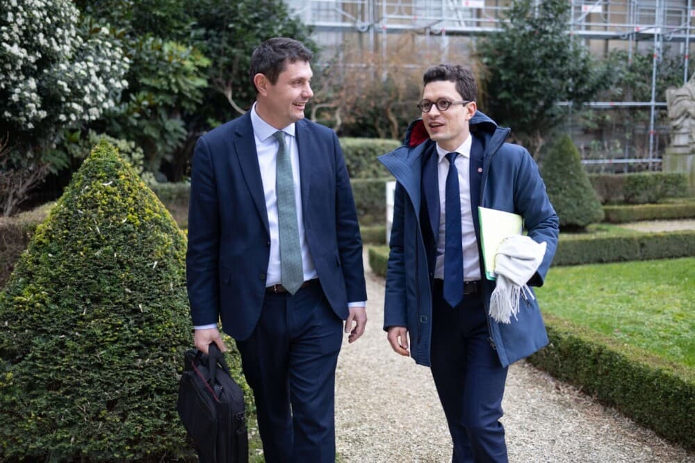 Les députés Antoine Vermorel-Marquès (LR) et Sébastien Saint-Pasteur (PS).
