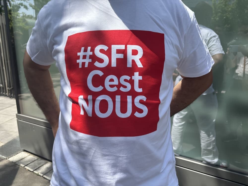 "SFR, c'est nous !" était le slogan phare de la mobilisation ce 24 juin.