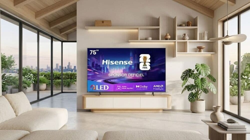 Compatible Dolby Vision IQ et Dolby Atmos, ce téléviseur met l'accent sur l'immersion visuelle et sonore dans un grand format.