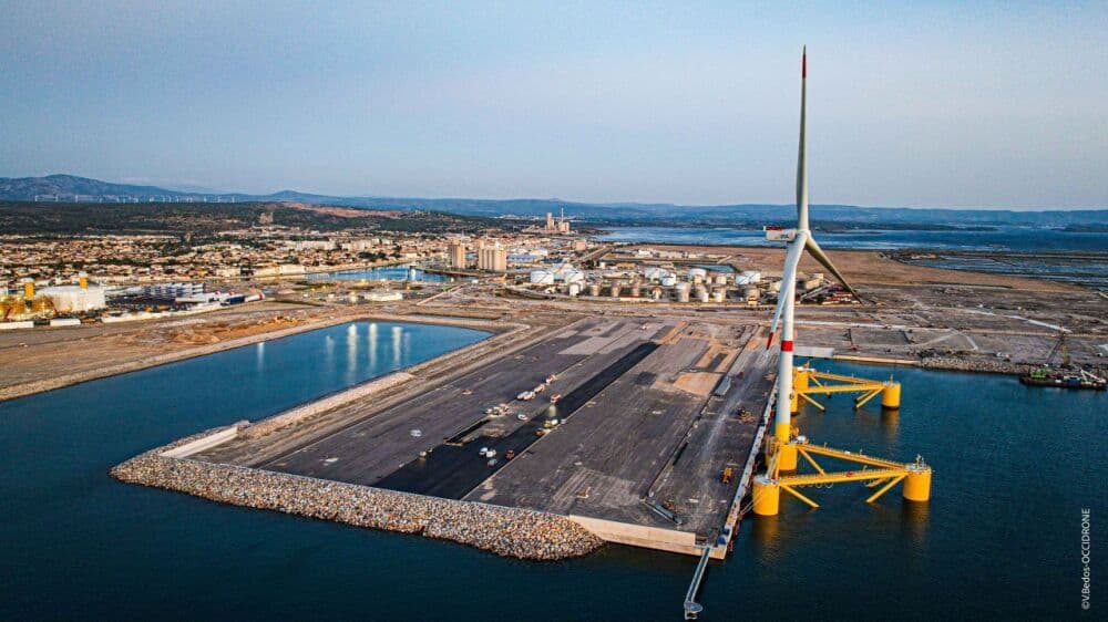 Propriété de la Région Occitanie, le port de commerce de Port-la-Nouvelle (Aude) a lancé son projet d’extension en 2019, notamment pour devenir la base arrière des projets d’éolien flottant en Méditerranée.