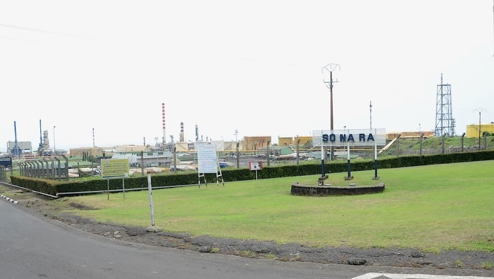 La SONARA, unique raffinerie du Cameroun, fermée depuis 2019 à la suite d’un incendie.