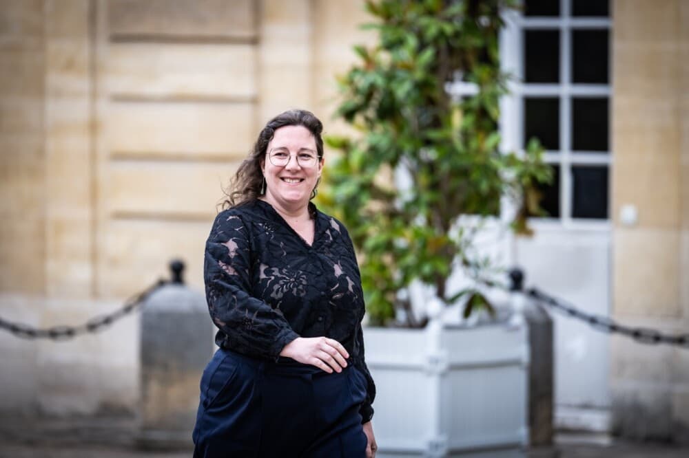Cyrielle Chatelain, la présidente des Écologistes à l'Assemblée.