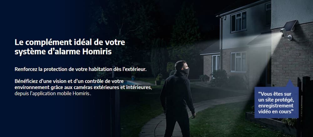 HOMIRIS CAMERA EXTERIEURE