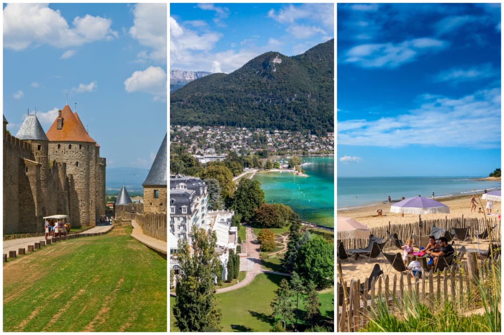 Le classement des destinations préférées des Français pour les vacances.