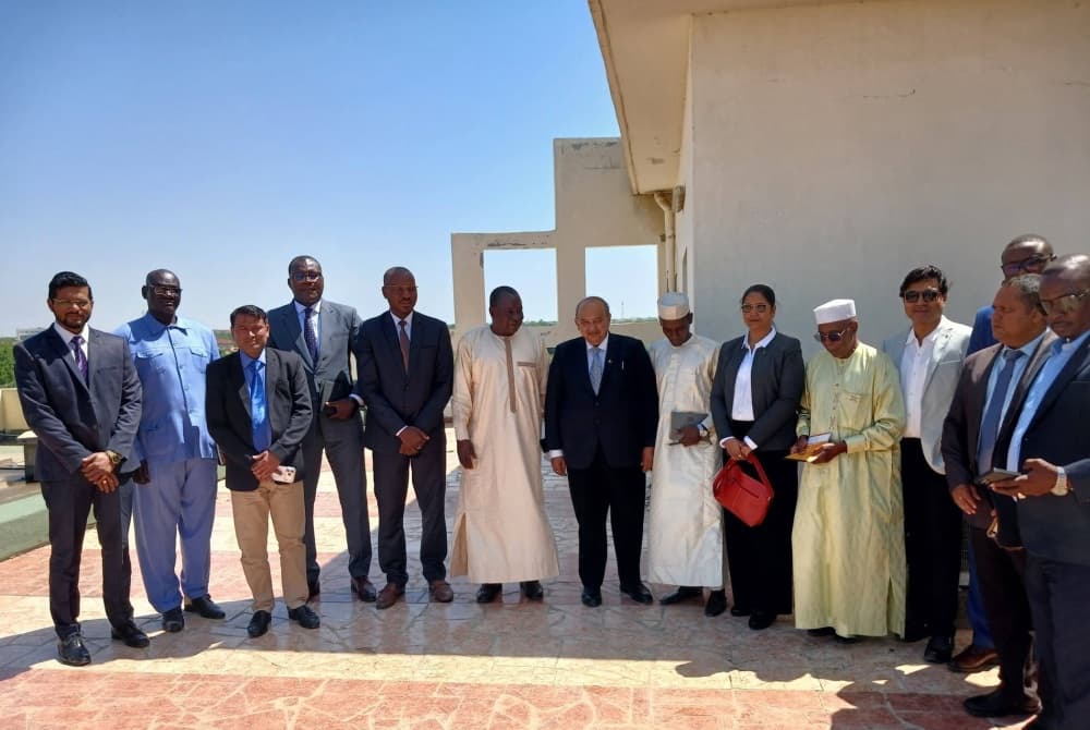 Visite du groupe indien Manorama Industries au ministère de la Production et de l’Industrialisation agricole du Tchad, début juillet à N’Djamena.