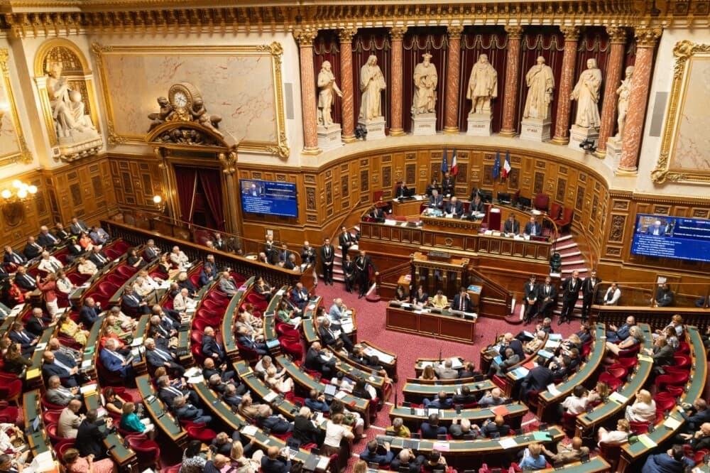 Sénat durant la séance de questions au gouvernement à Paris, le 1er juillet 2026.