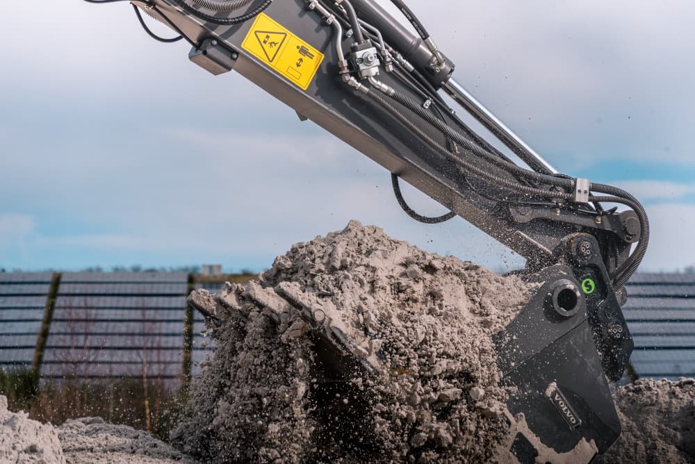Photo d'illustration : Modèle EWR150 Electric de la gamme Volvo COnstruction Equipment