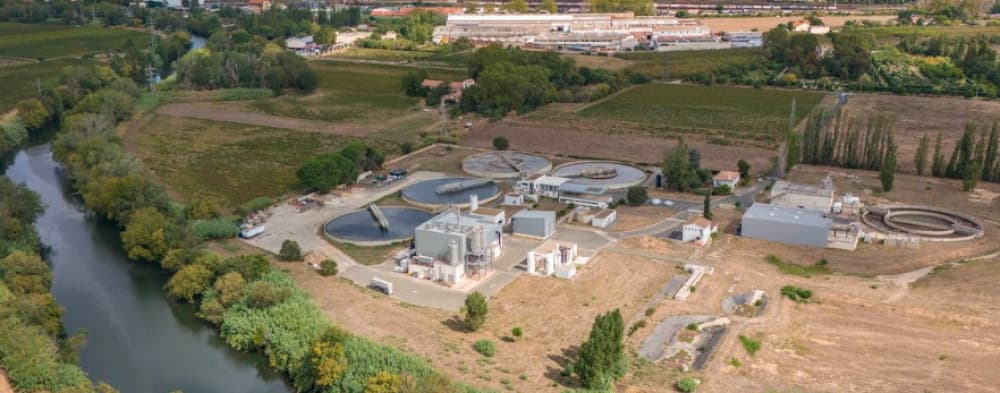 A Béziers, la station d’épuration traite les eaux usées de sept communes, soit 6 millions de m3 par an.