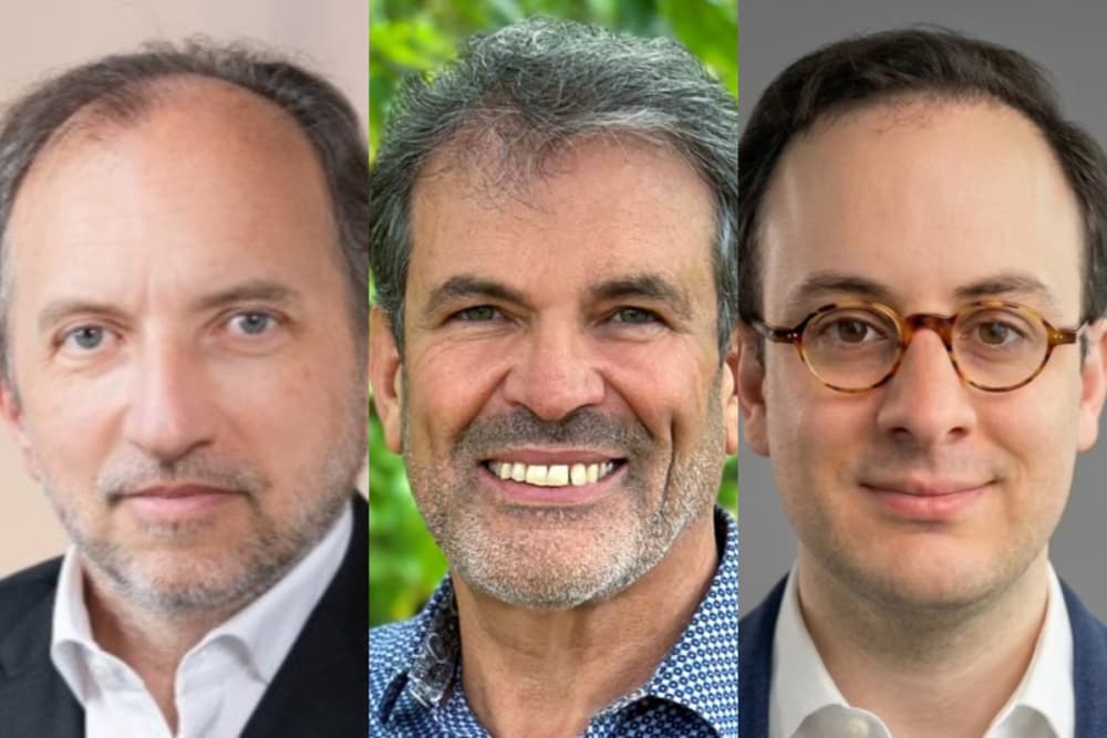 François Candelon, Augustin Manchon et Paul-Louis Andrès