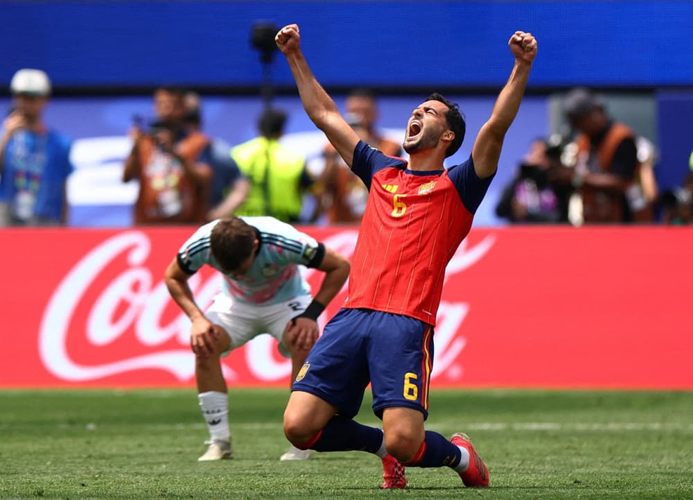 Décisif contre le Portugal en huitièmes de finale puis la Belgique en quarts, Mikel Merino a inscrit 12 buts après la 80e minute en trois ans.