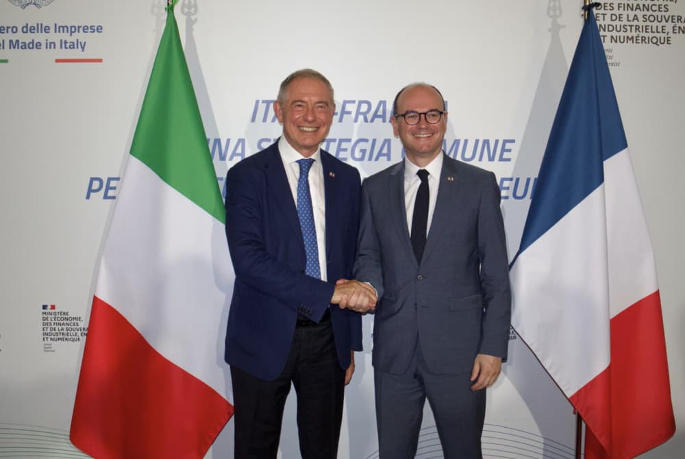 A Rome, Sébastien Martin et Adolfo Urso ont insisté sur la nécessité d'une politique et d'une stratégie industrielles à l'échelle européenne.