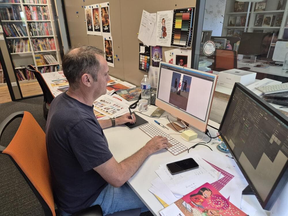 Un graphiste chez Bamboo Editions
