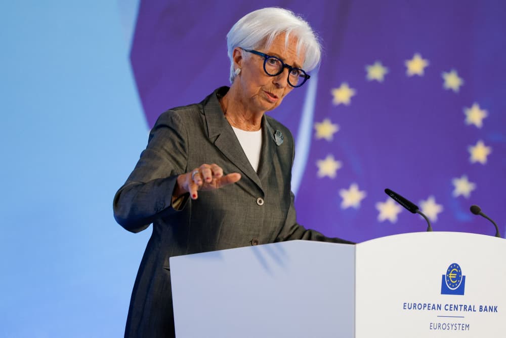 La présidente de la Banque centrale européenne, Christine Lagarde, le 23 juillet 2026.