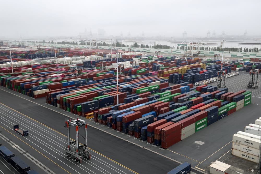 Le port du Havre en Normandie.