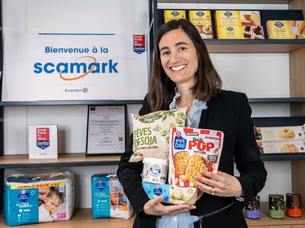 Marthe Lachaize, DG de la Scamark (E. Leclerc)