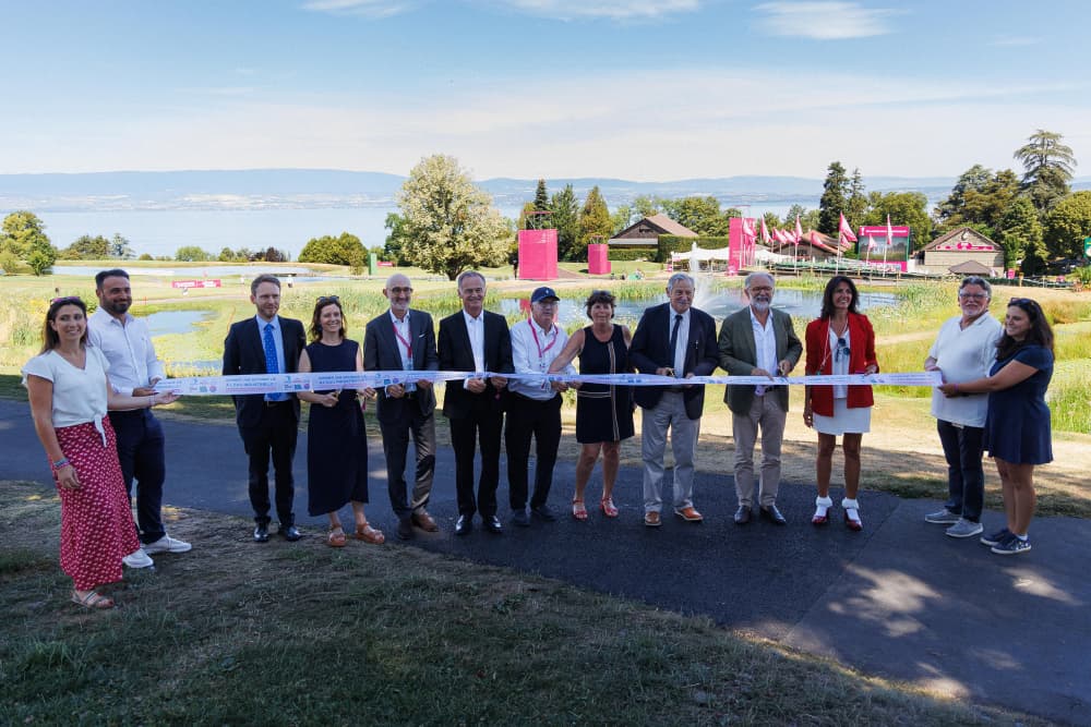 L'inauguration du projet REUT à Evian, le 7 juillet 2026.