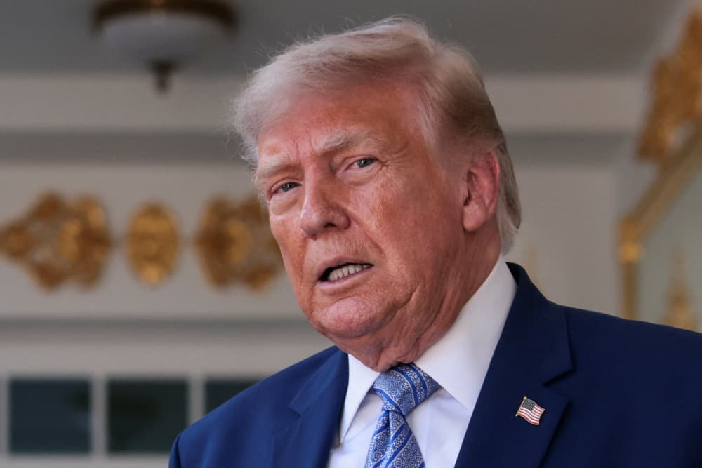 Le président américain, lors d'une réception à la Maison Blanche, le 23 juillet 2026.