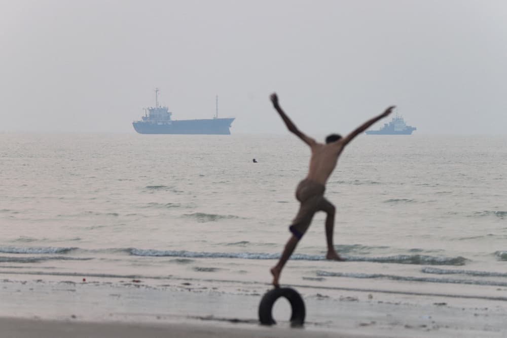 Près de la plage de Bandar Abbas, en Iran, le 30 juin 2026.